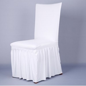 Falda plisada elástico banquete cubierta una pieza elástica cubierta de la silla de la boda ali-09291585